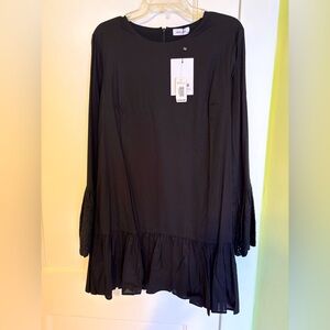 NWT Boutique Black Women's Dress Size Large Lace Sleeves